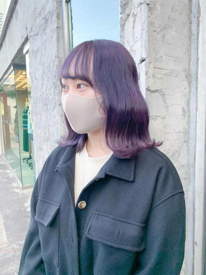 ミディアム カラー 🧸ミルクティー🧸 kousei🧸のヘアスタイル