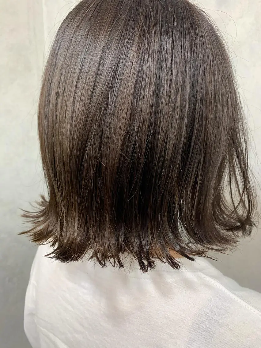 ミディアム カラー 髪質改善 makiuchiのヘアスタイル