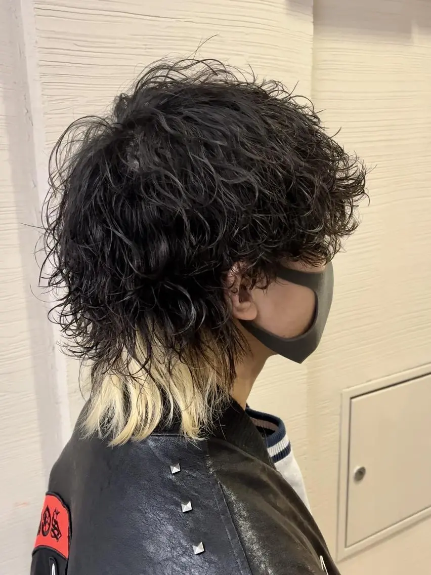 ショート 京都河原町 メンズパーマ助川龍哉のヘアスタイル