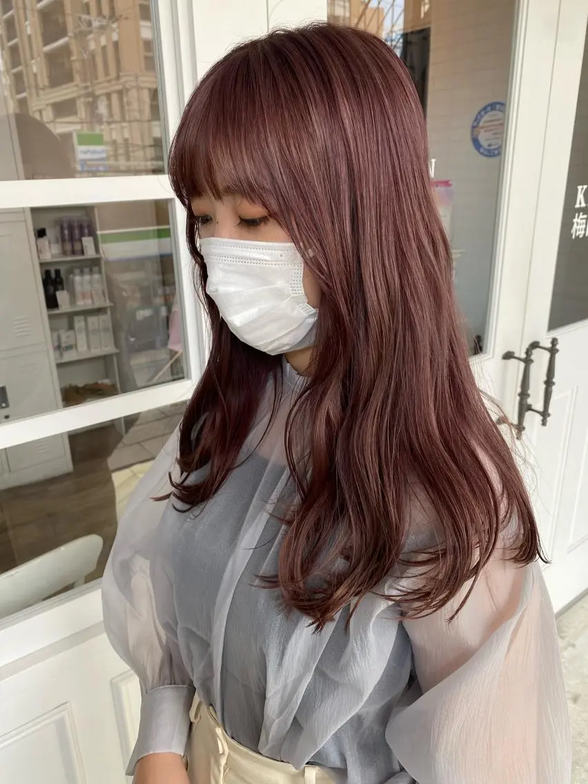 ロング カラー 韓国×髪質改善カラー 💎hinaのヘアスタイル