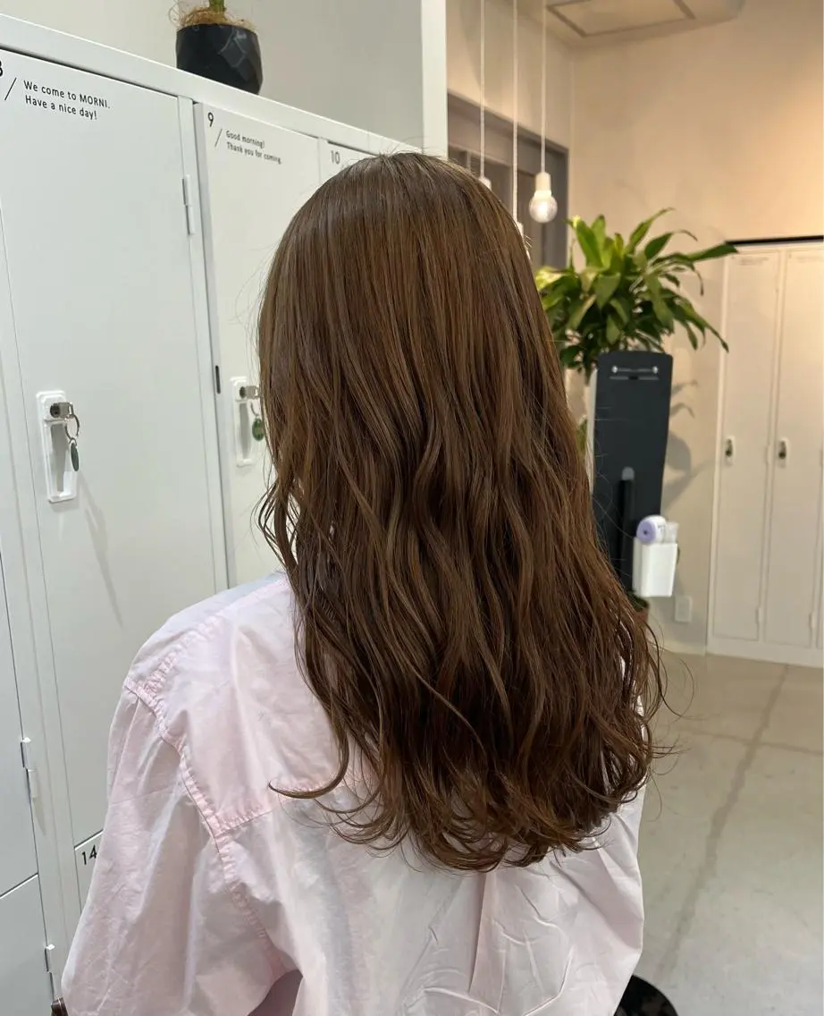 ロング カラー ブリーチ 神原 茉依🩰🪩のヘアスタイル