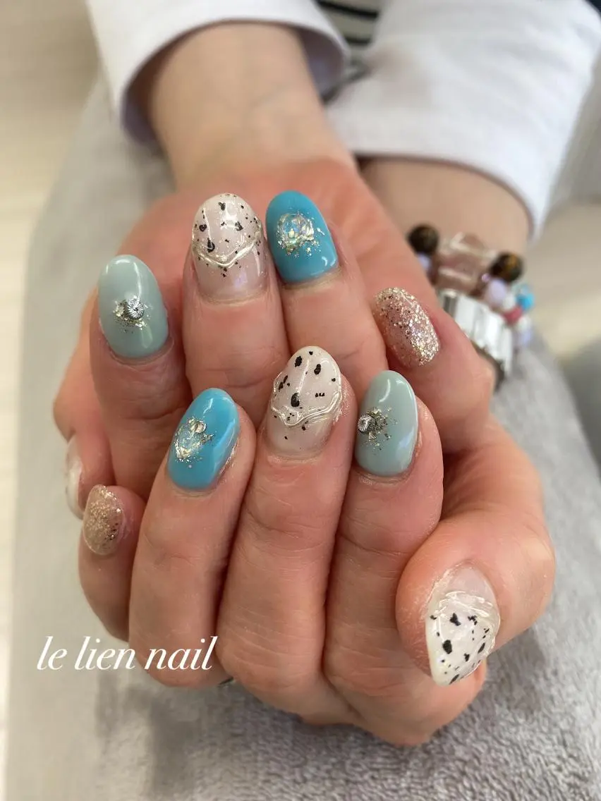 ネイル アートネイル ニュアンスネイル le lien nailのネイルデザイン