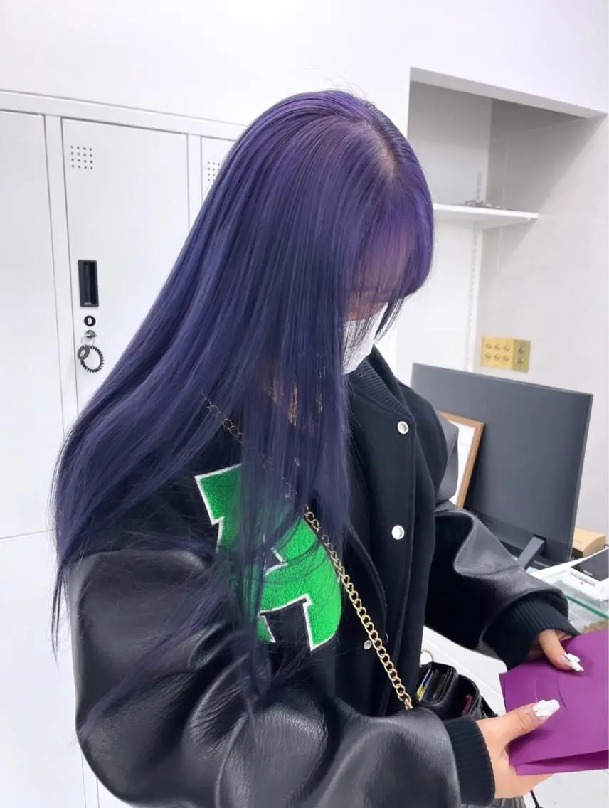 ロング カラー パーマ ヘアアレンジ メンズ キッズ ネイル マツエク・マツパ アイブロウ カット ヘアカラー トリートメント 💖オタク美容師 ꒰ঌ♡モモ♡໒꒱のヘアスタイル