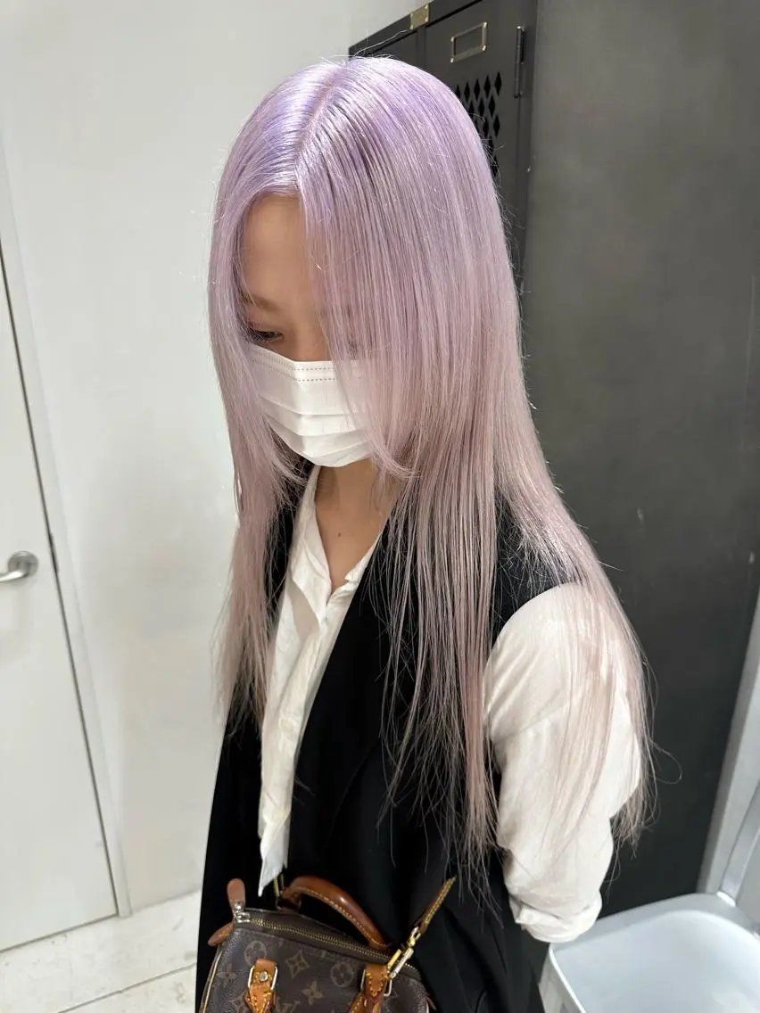 ロング カラー ヘアカラー トリートメント ヘッドスパ ヘアセット kai .のヘアスタイル