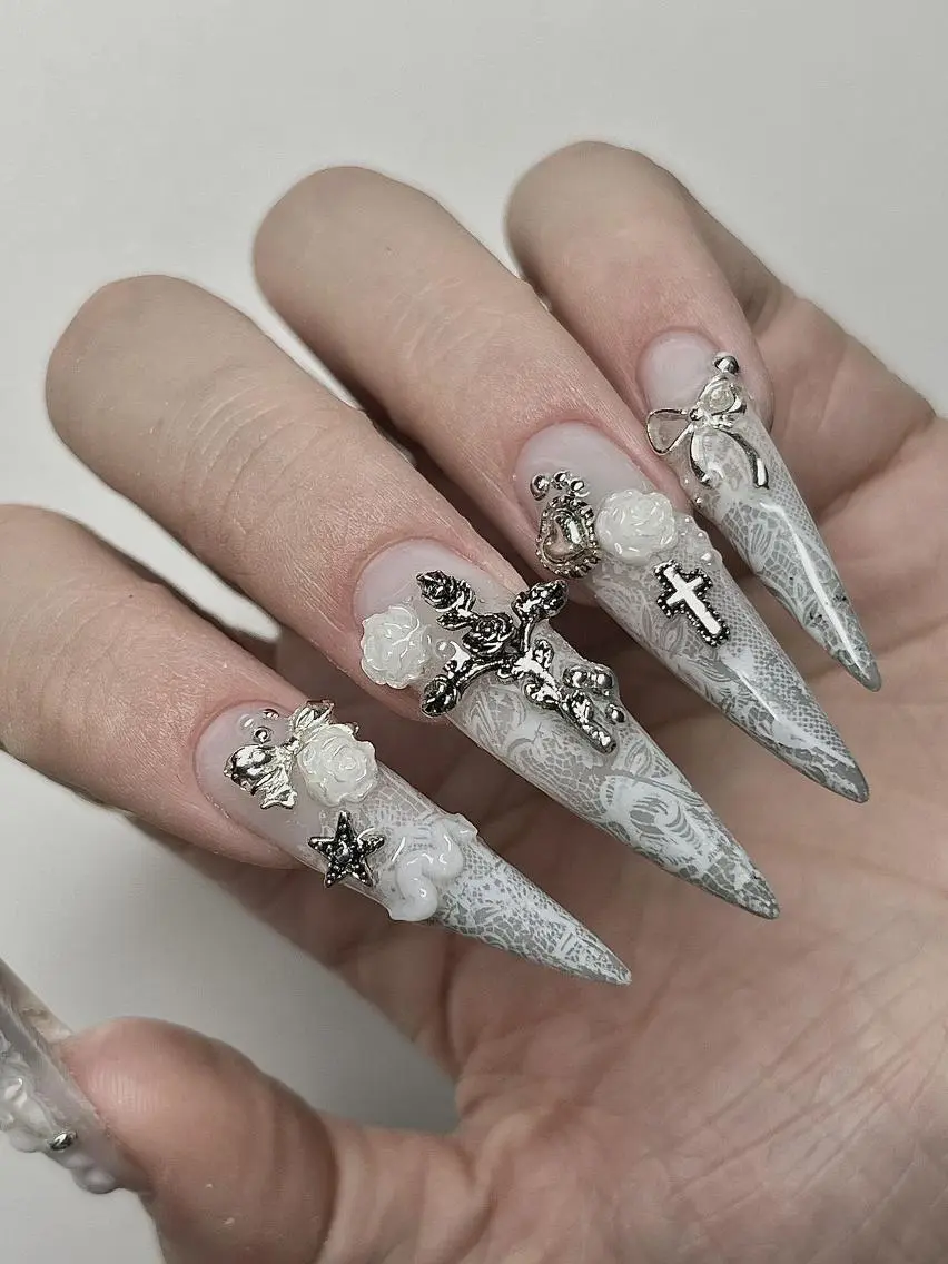 ネイル アートネイル ジェルネイル 韓国ネイル ロングネイル 持ち込み Nova Nail Salonのネイルデザイン