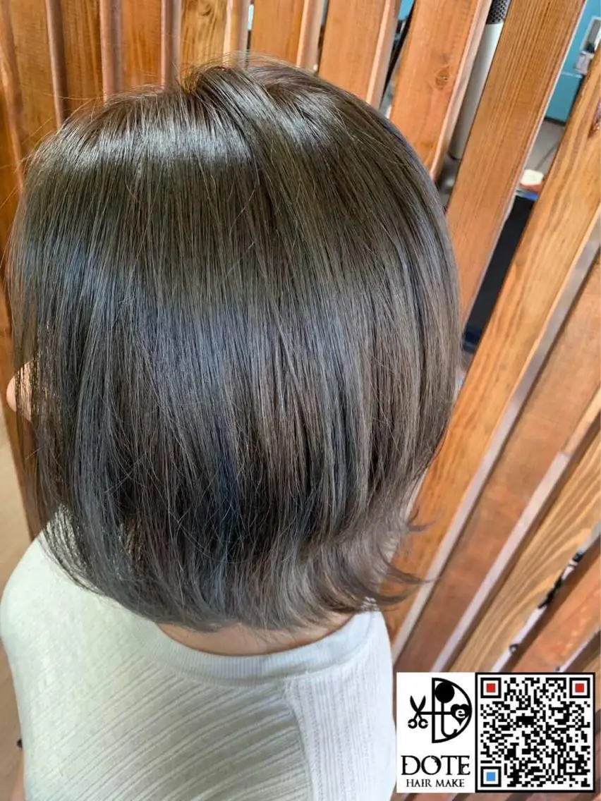 ミディアム ヘアカラー 薬師寺 優のヘアスタイル