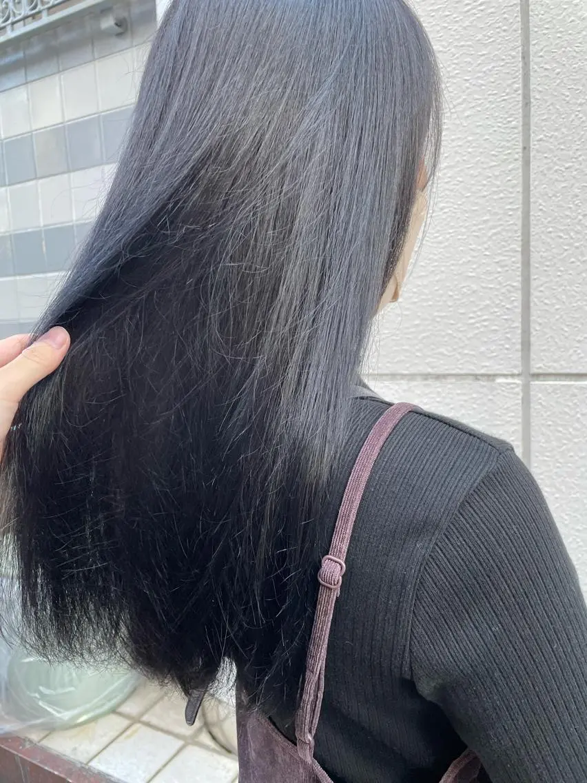 ロング カラー ヘアアレンジ ブリーチ 透明感カラー ブリーチなしカラー 🫧ヒシダアキ taboo.i🫧のヘアスタイル