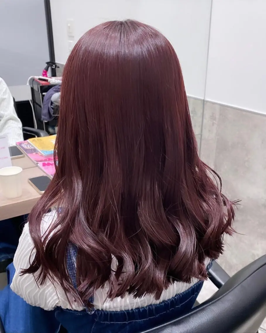 ロング カラー カット ヘアカラー トリートメント 💗ガーリーヘア🎀 saki💗のヘアスタイル
