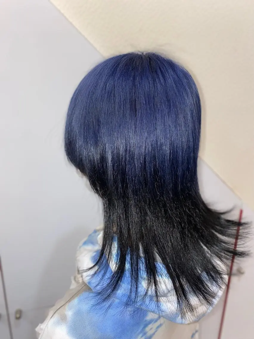 ミディアム ヘアカラー ゆぴ☾‪/推しカラー /ハイトーンのヘアスタイル