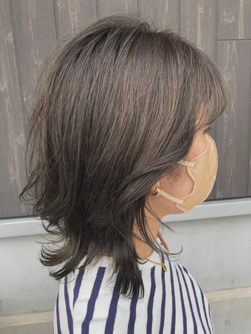 ショート カラー ベージュカラー オリーブベージュ ヘアカラー トリートメント ヘッドスパ NAKAGAWA YUICHIのヘアスタイル
