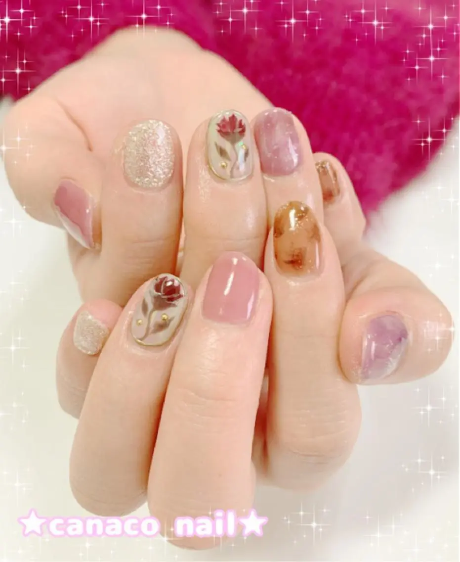 ネイル ハンドネイル ハンドケア ベテランネイル cnc nailのネイルデザイン