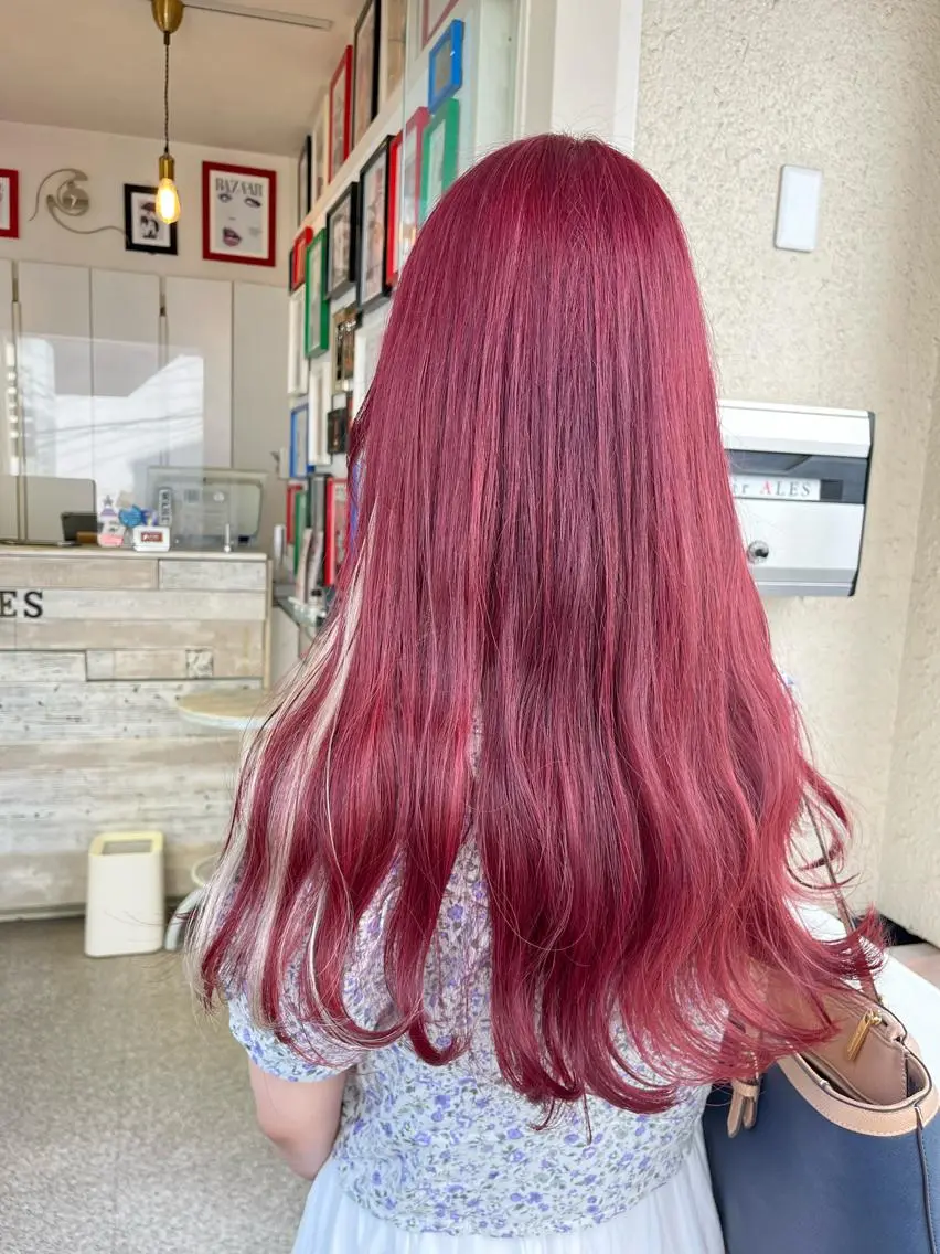 ロング カラー 👗 himariのヘアスタイル