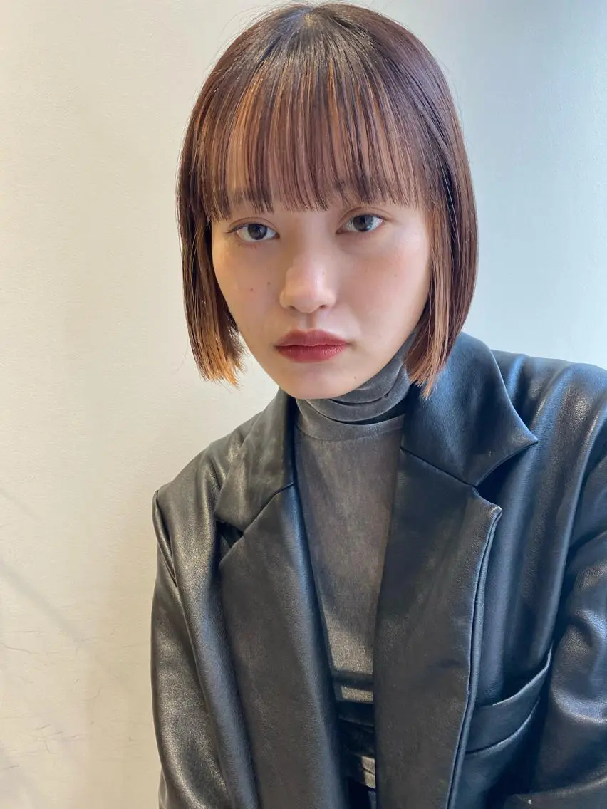 ミディアム カラー ヘアアレンジ #ブリーチカラー Akihoのヘアスタイル