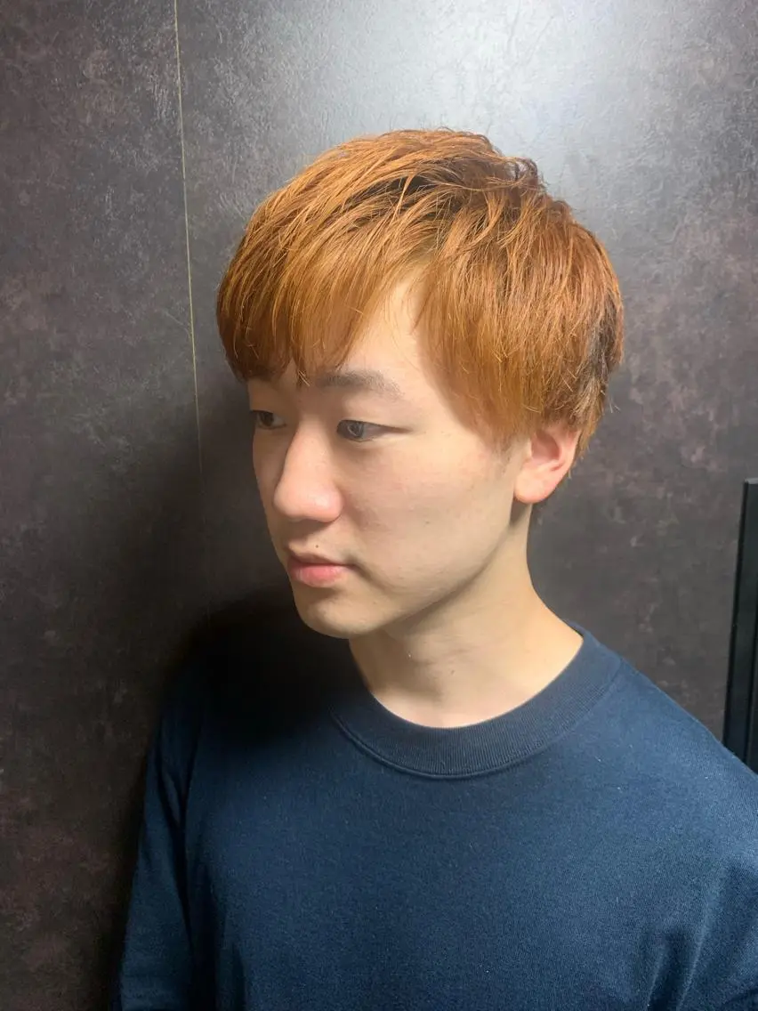ミディアム 山内 敢史のヘアスタイル