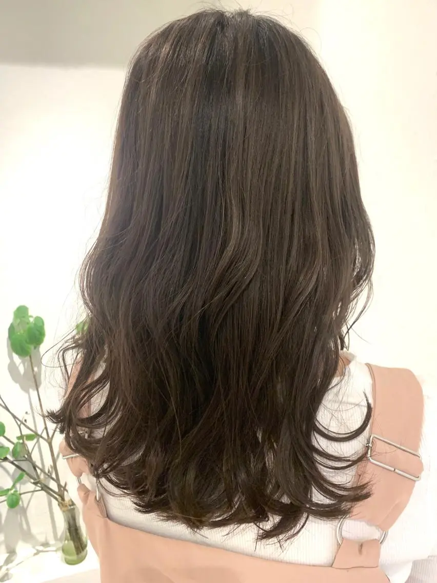 セミロング 蛯名 ユウジのヘアスタイル
