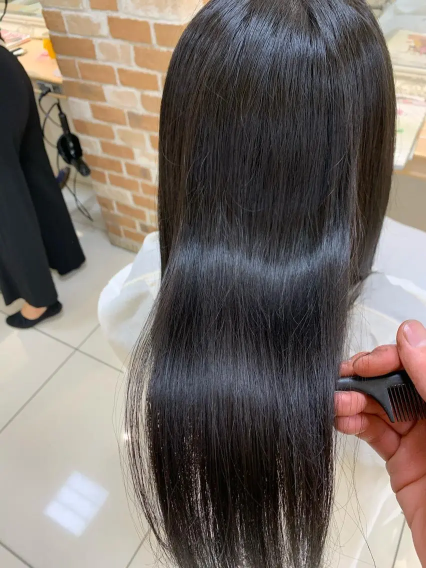 セミロング パーマ カット 縮毛矯正 店長 大方康暉のヘアスタイル
