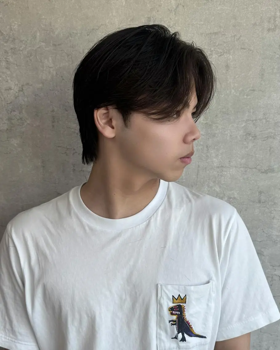 ミディアム ミディアムパーマ 韓国風ヘア カット パーマ トリートメント ヘアセット Men's Eir Kodamaのヘアスタイル