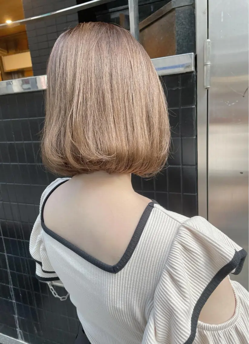 ミディアム カラー ヘアアレンジ イメコン美容師 サイトウアキラのヘアスタイル