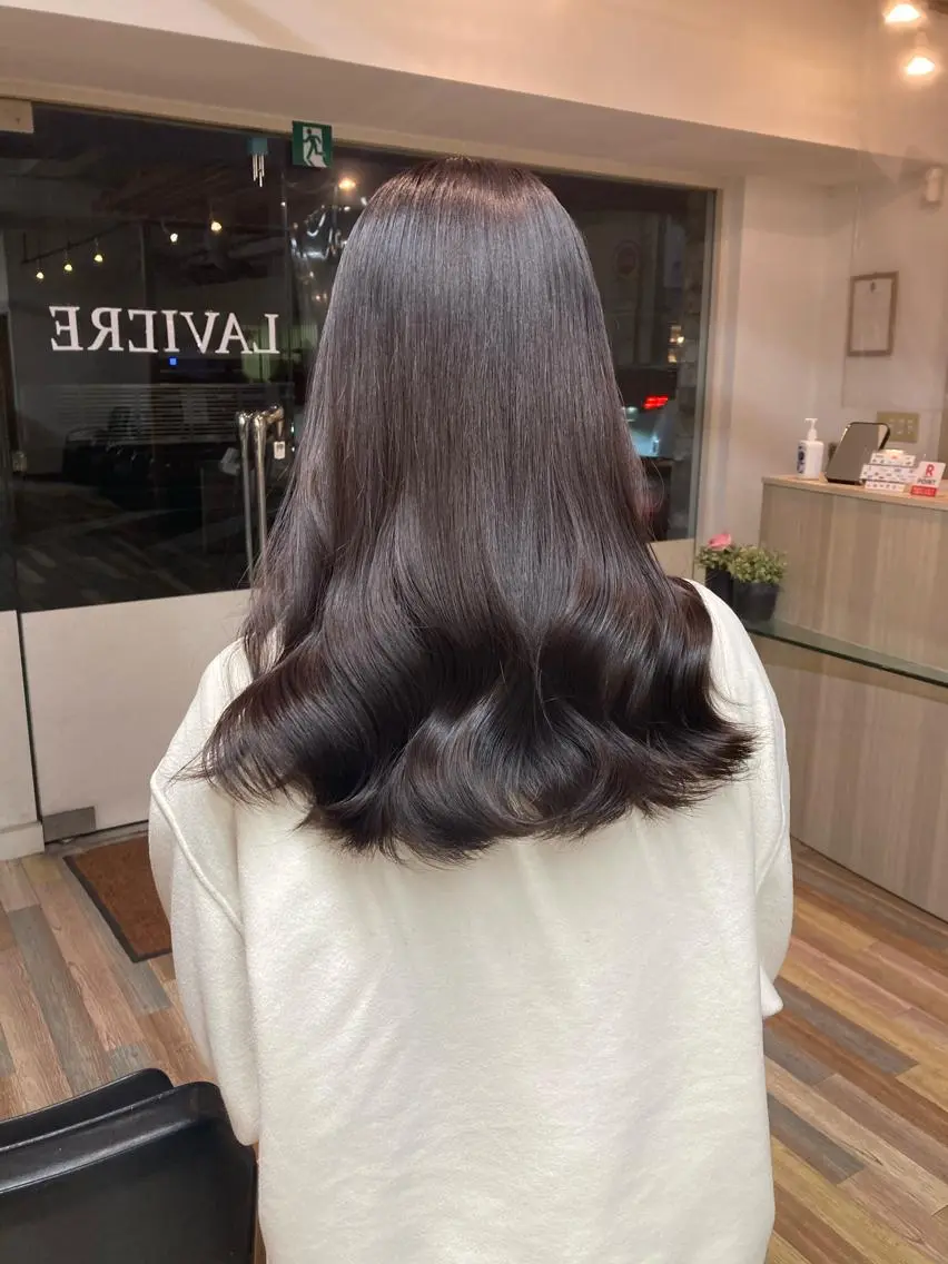 セミロング カラー ヘアカラー トリートメント ヘアセット ✂️似合わせの魔術師 石田一樹✂️のヘアスタイル