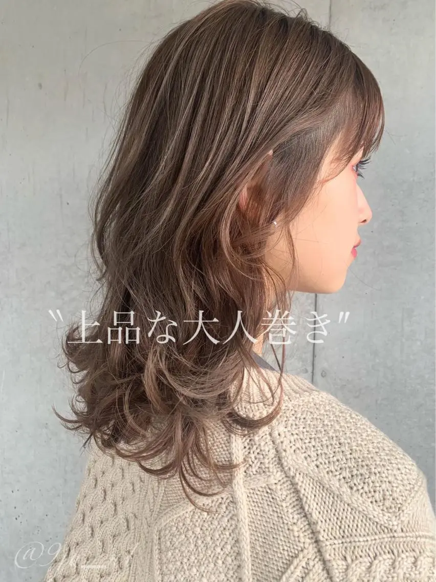 ミディアム カラー ヘアアレンジ キッズ ネイル マツエク・マツパ 似合わせカット 当日予約⭕️ JUNYAのヘアスタイル