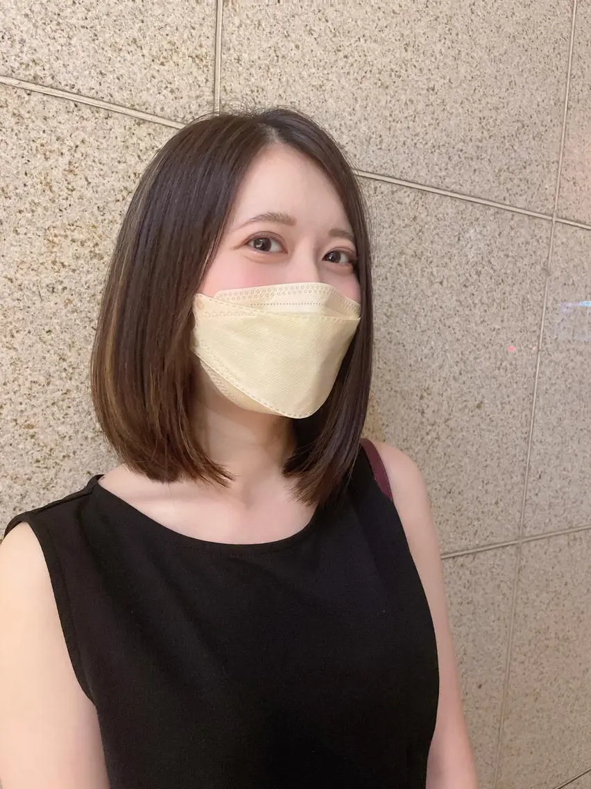 ミディアム ショートボブ ミディアムパーマ アッシュ アッシュブラウン ボブ 井村 拓未のヘアスタイル