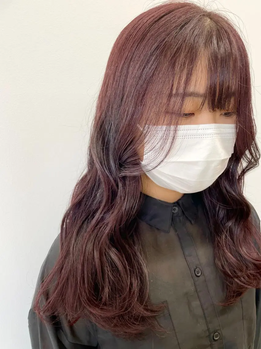 ロング レッドブラウン スタイル撮影 モデル募集momoのその他イメージ