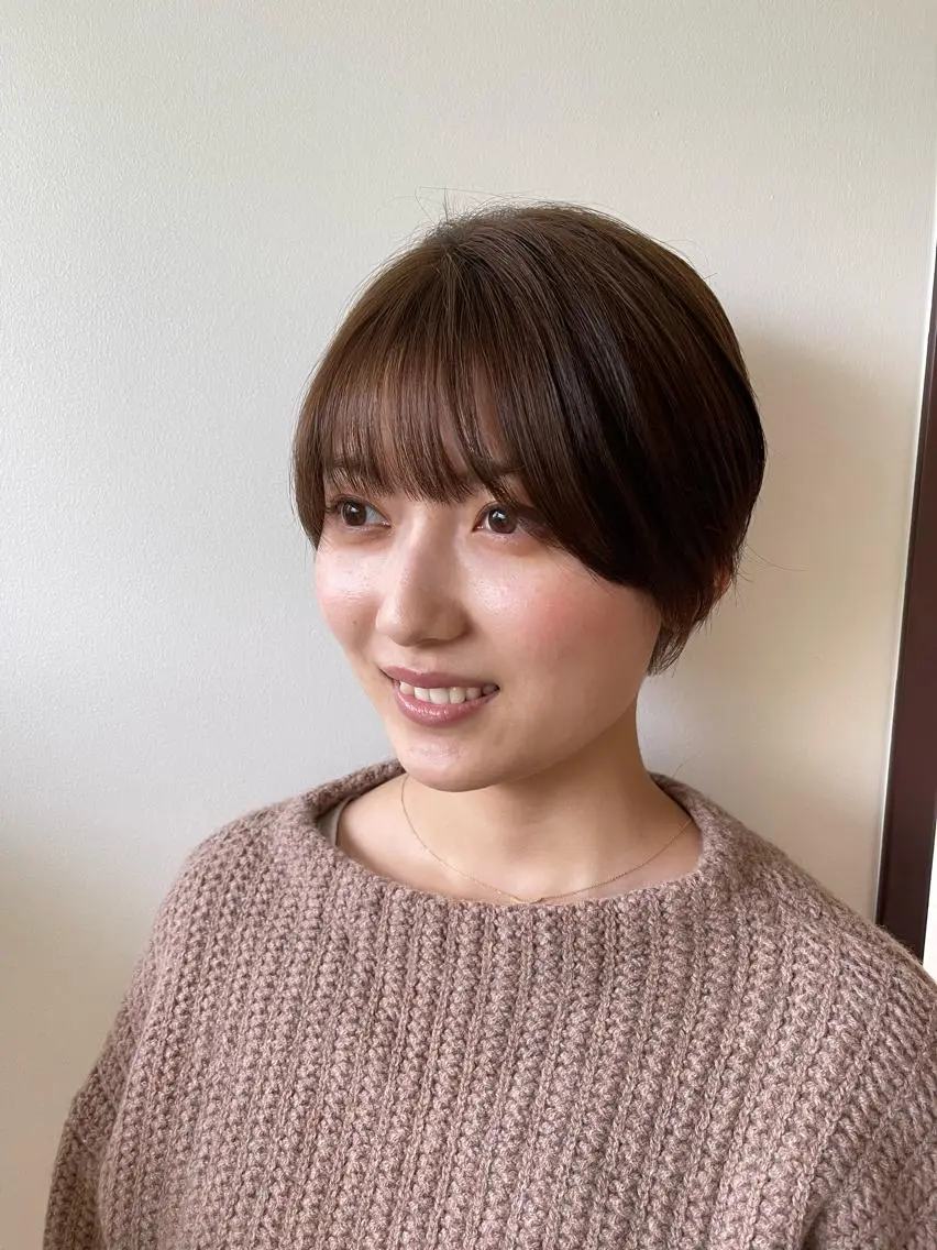 ショート ショートヘア カット 縮毛矯正 トリートメント 🫧美髪縮毛矯正 🫧SEKIのヘアスタイル