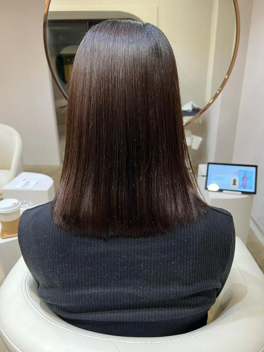 ミディアム カラー ブリーチ ケアブリーチ ダブルカラー ハイライトカラー イルミナカラー 美髪コンシェルジュ✨ kyousukeのヘアスタイル