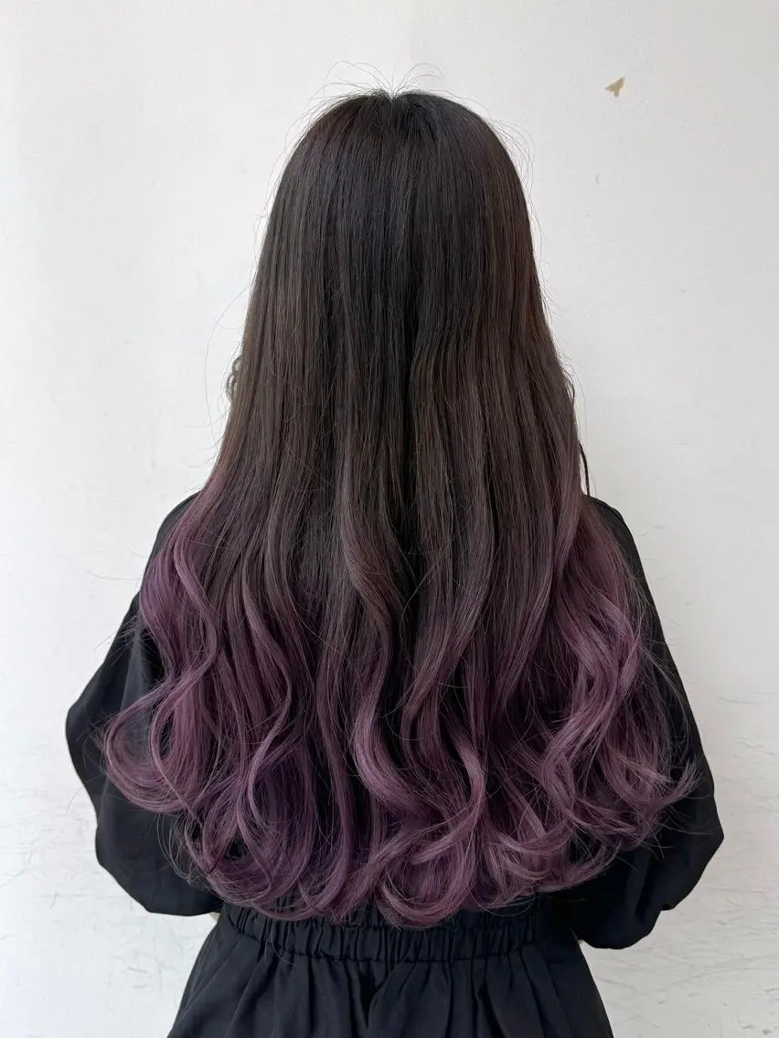カラー ロング ヘアカラー トリートメント 【公式】amble luxe池袋東口🩷のヘアスタイル