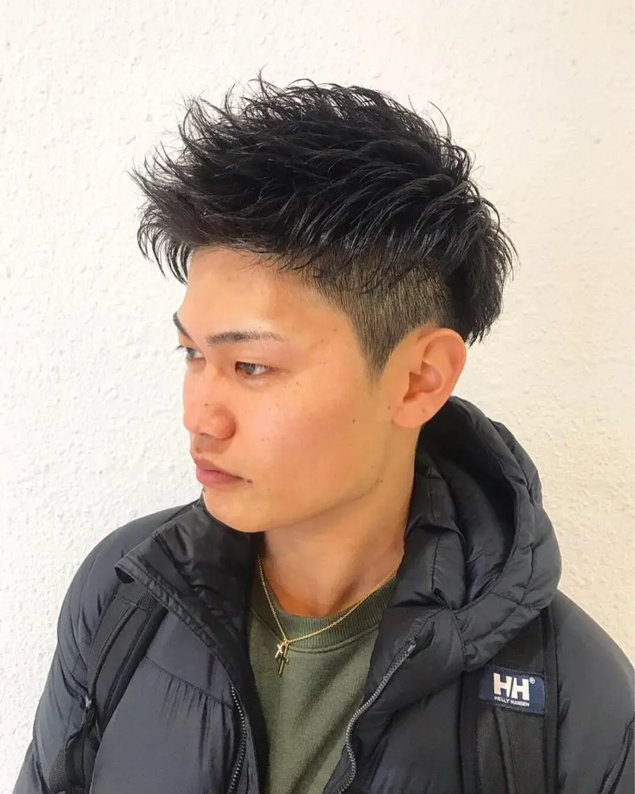 メンズ アップバング ツーブロック 🟦横浜駅メンズパー マ｜小上馬淳司🟦のヘアスタイル