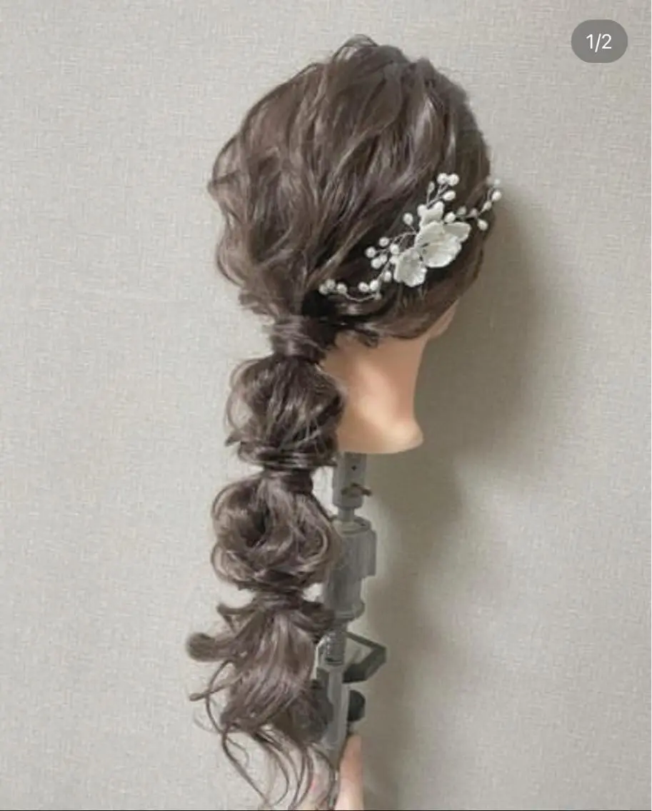 ロング ヘアアレンジ 玉ねぎヘアー 口コミ高評価✨ 安達ももかのマツエク・マツパデザイン