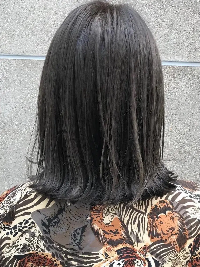 ミディアム カラー 透明感カラー ☀️東京→岡崎☀️ ハイライト青山彪雅のヘアスタイル
