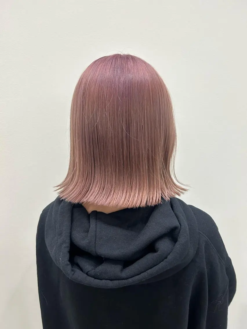 ミディアム カラー ヘアカラー トリートメント 💛🤍U too e’s /店長🧸のヘアスタイル