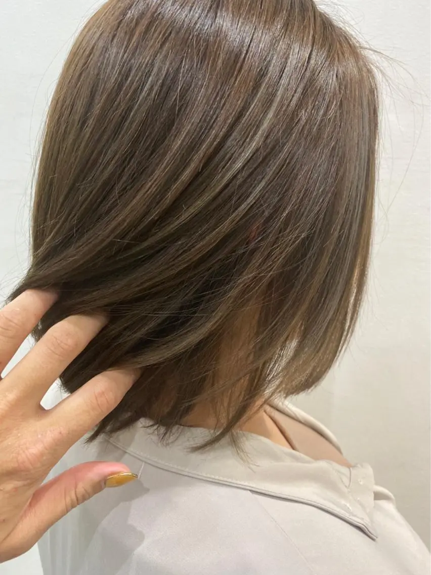 ミディアム 艶髪/巻ける縮毛矯正 /髪質改善naoのヘアスタイル