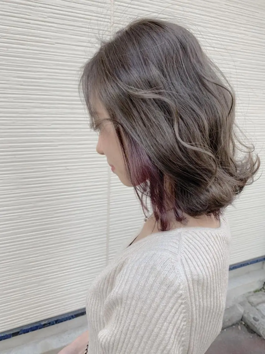 ミディアム カラー beauty: beast 熊本店のヘアスタイル
