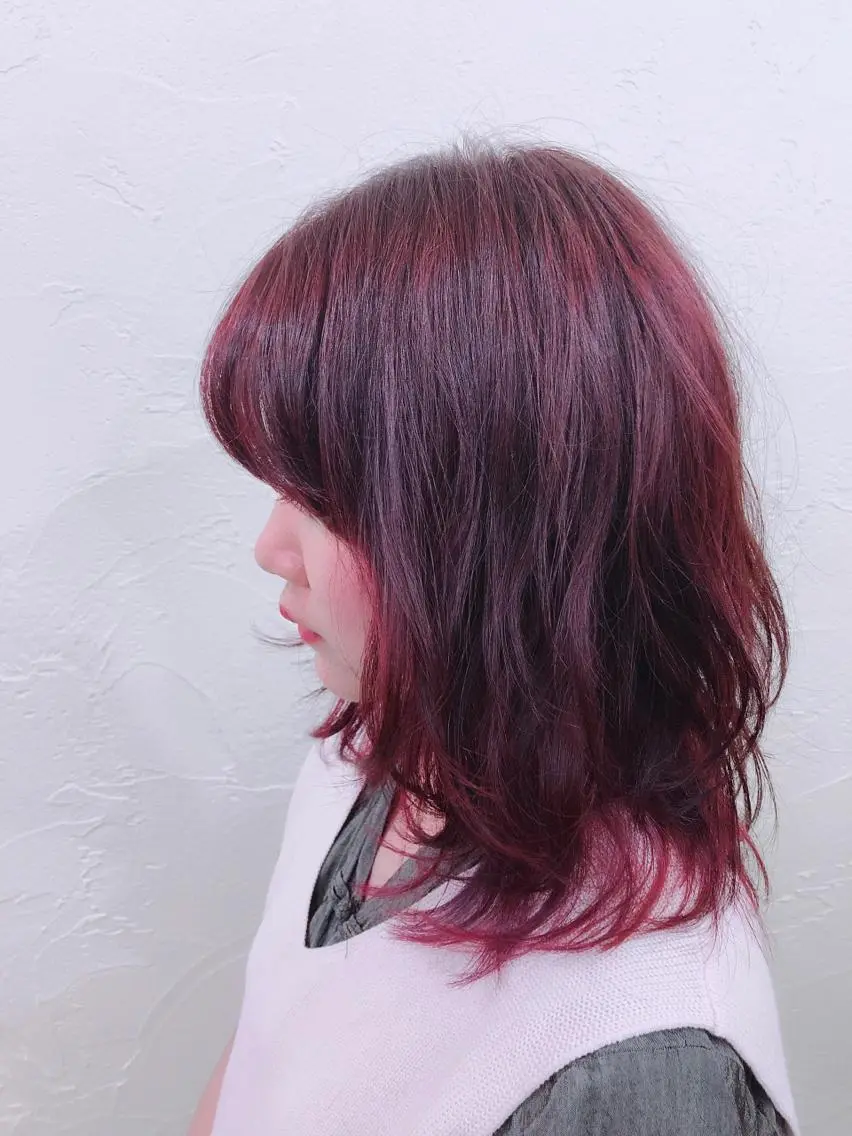 ミディアム カラー ヘアアレンジ MASANA 🎱ディレクターのヘアスタイル