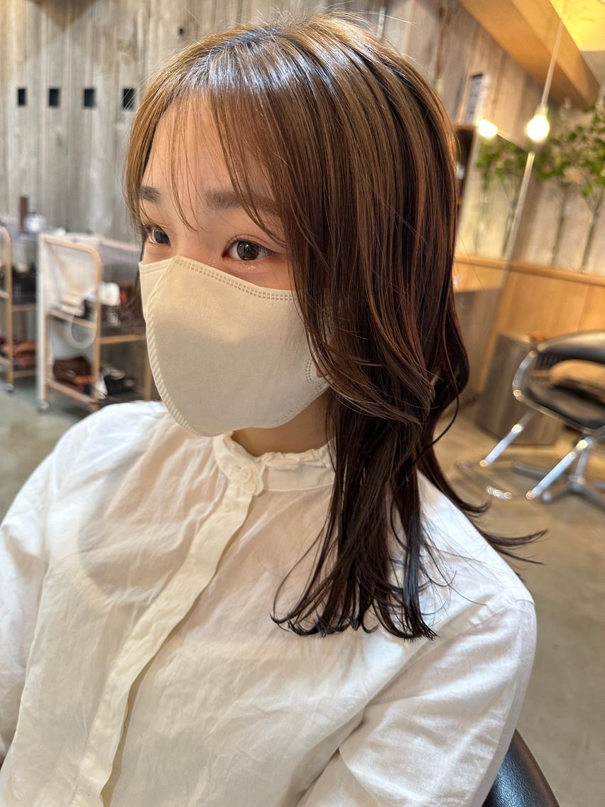 セミロング カット 似合わせが得意 村松慧汰のヘアスタイル
