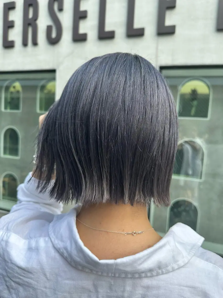 ミディアム カラー マンツーマンサロン 髪質改善⭐︎代官山のヘアスタイル