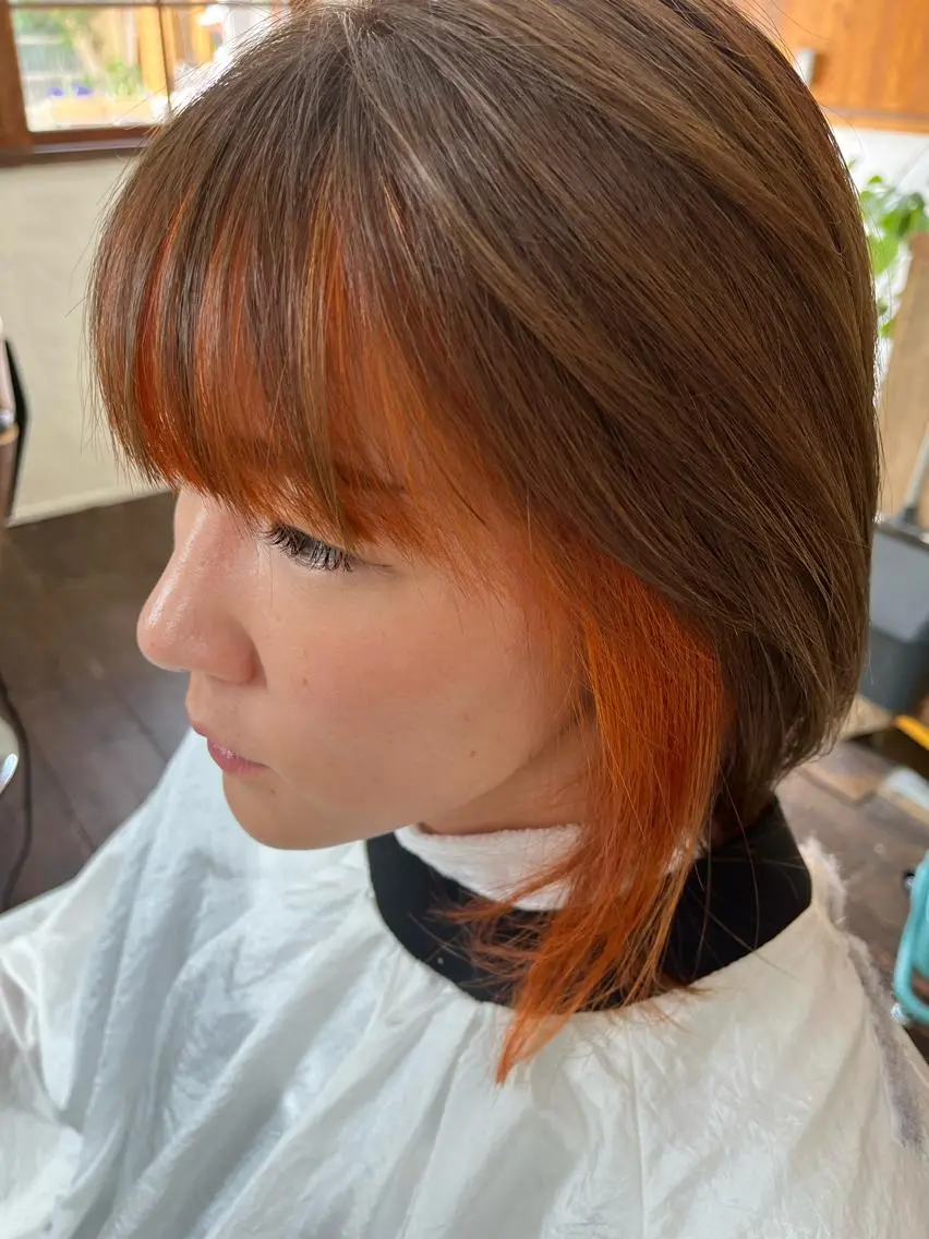 ミディアム 紙屋 隼人のヘアスタイル