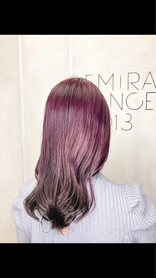ロング トリートメント カット ヘアカラー 前田リサコ🌹 ✨艶髪職人のヘアスタイル