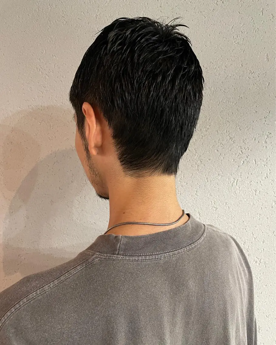 ショート メンズ カット 吉田一輝 外国人パーマのヘアスタイル