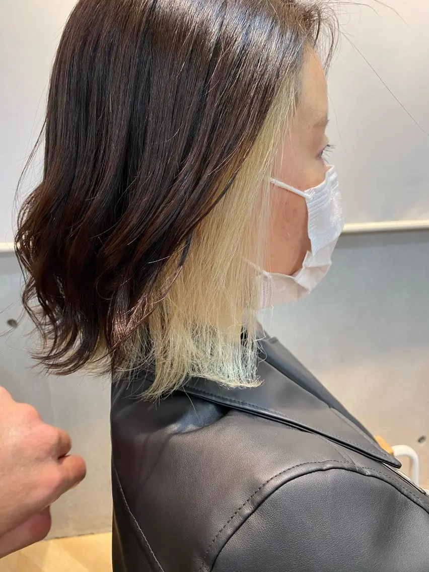 ミディアム 似合わせカット ヘアカラー 西山 恵太郎のヘアスタイル