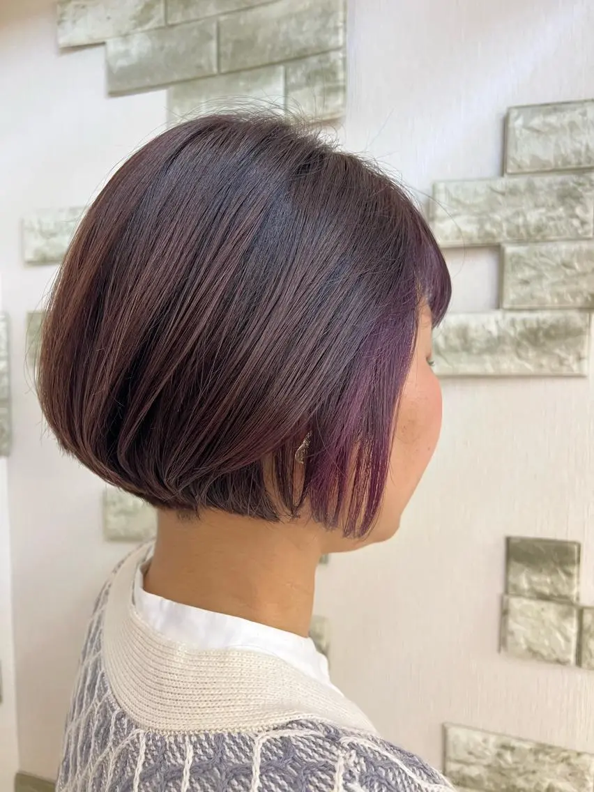 ショート カラー ボブ🫧透明感カラー 💎Sayakaのヘアスタイル