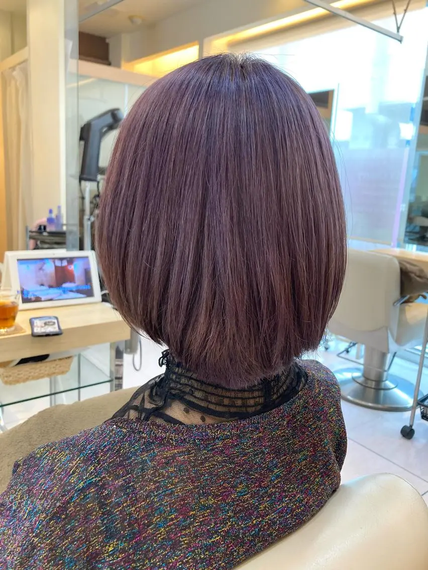 ショート カラー ブリーチ トリートメント 後藤 瑞季のヘアスタイル