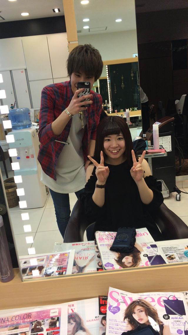 セミロング 植田 敬太のヘアスタイル