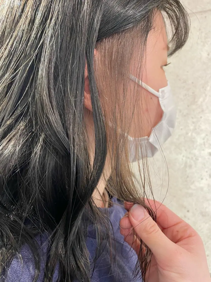 カラー ベージュカラー グレージュ カット ヘアカラー sato ayaka |透明感カラー🫧のヘアスタイル
