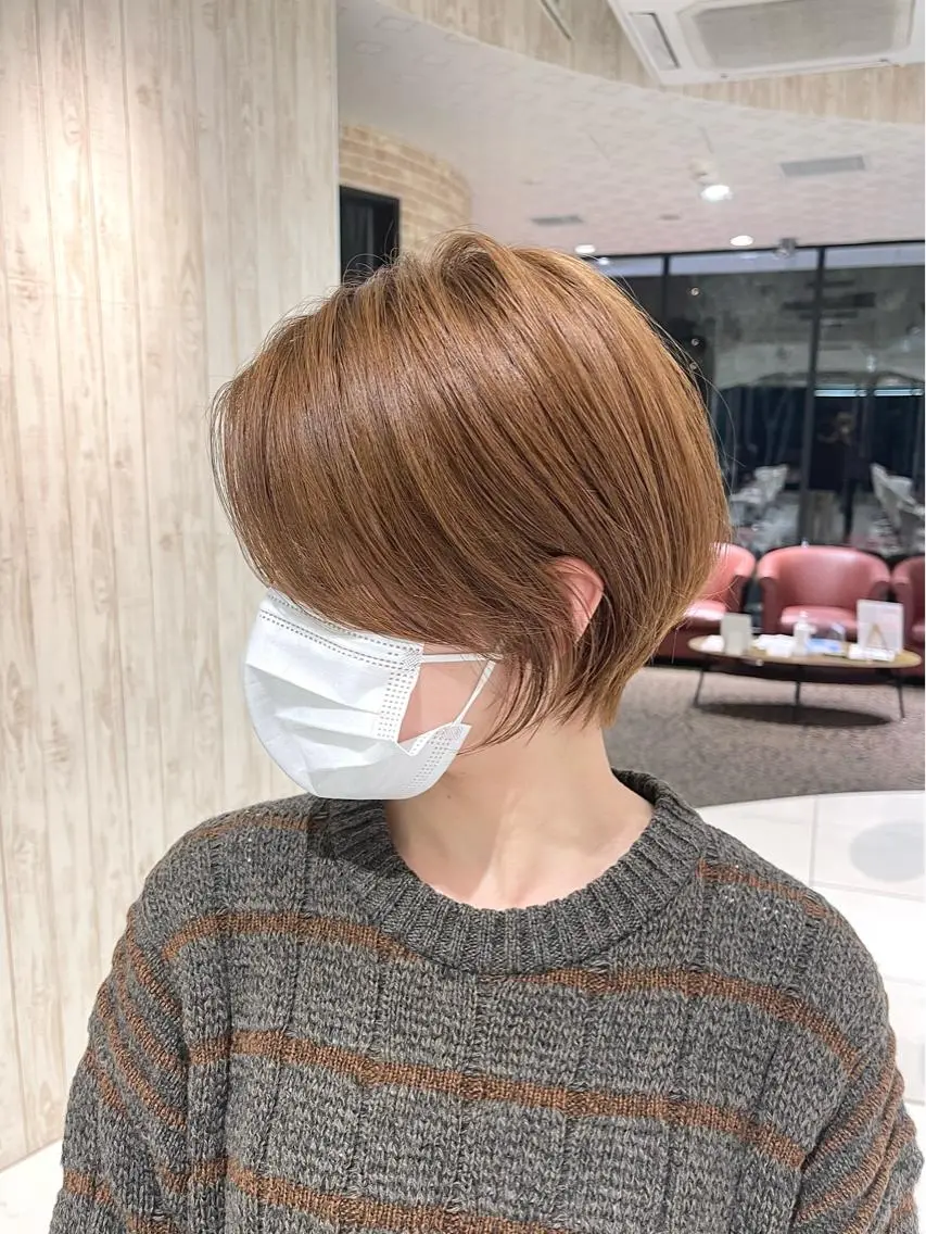 ショート ショートボブ ハンサムショート 丸みショート ボブ ショートヘア 荻窪/ショートヘア✨ ショートボブ長松大哉のヘアスタイル