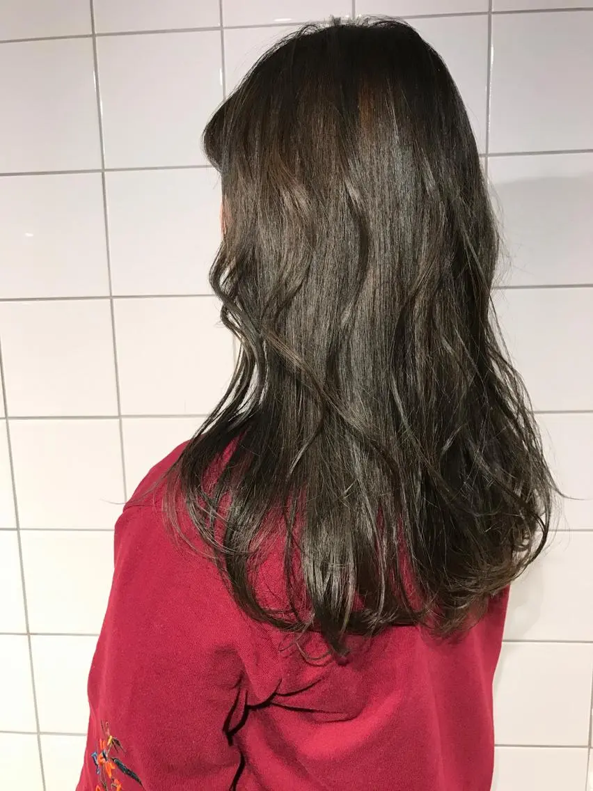 ロング カラー ヘアアレンジ 透明感カラー/ レイヤー　YUKAのヘアスタイル
