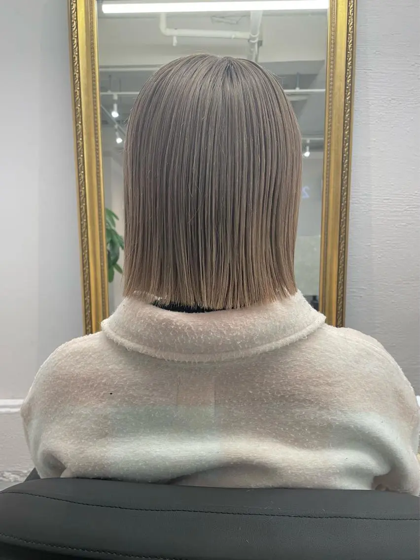 ショート カラー カット ヘアカラー トリートメント 艶髪/透明感カラー tawadaのヘアスタイル