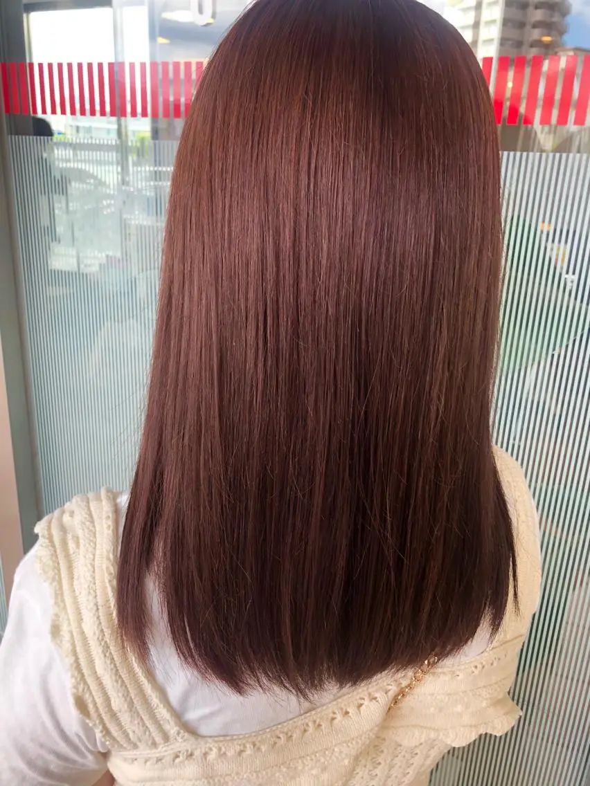 ロング カラー 村上 遼華のヘアスタイル